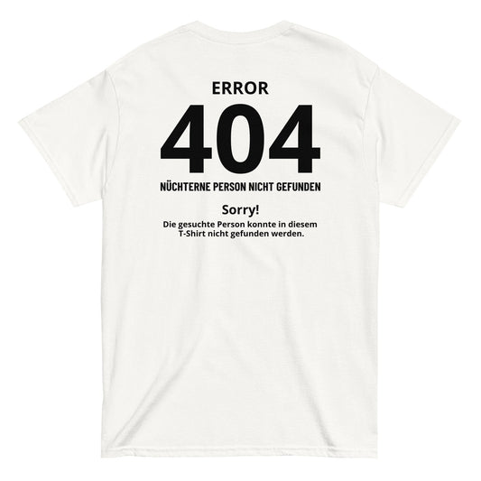 ERROR 404 T-Shirt [BACKPRINT] - finestshirts.de