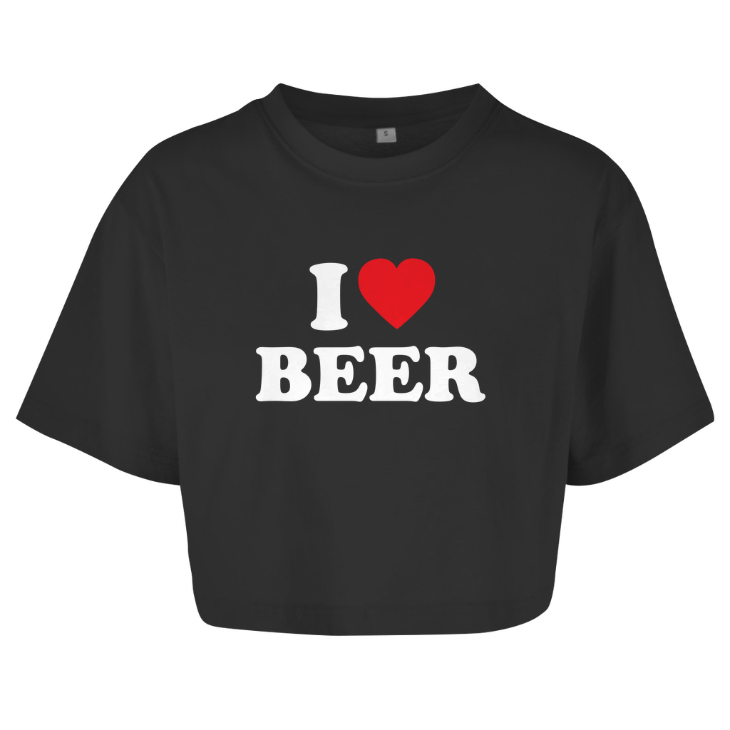 I LOVE BEER Crop-Top - finestshirts.de