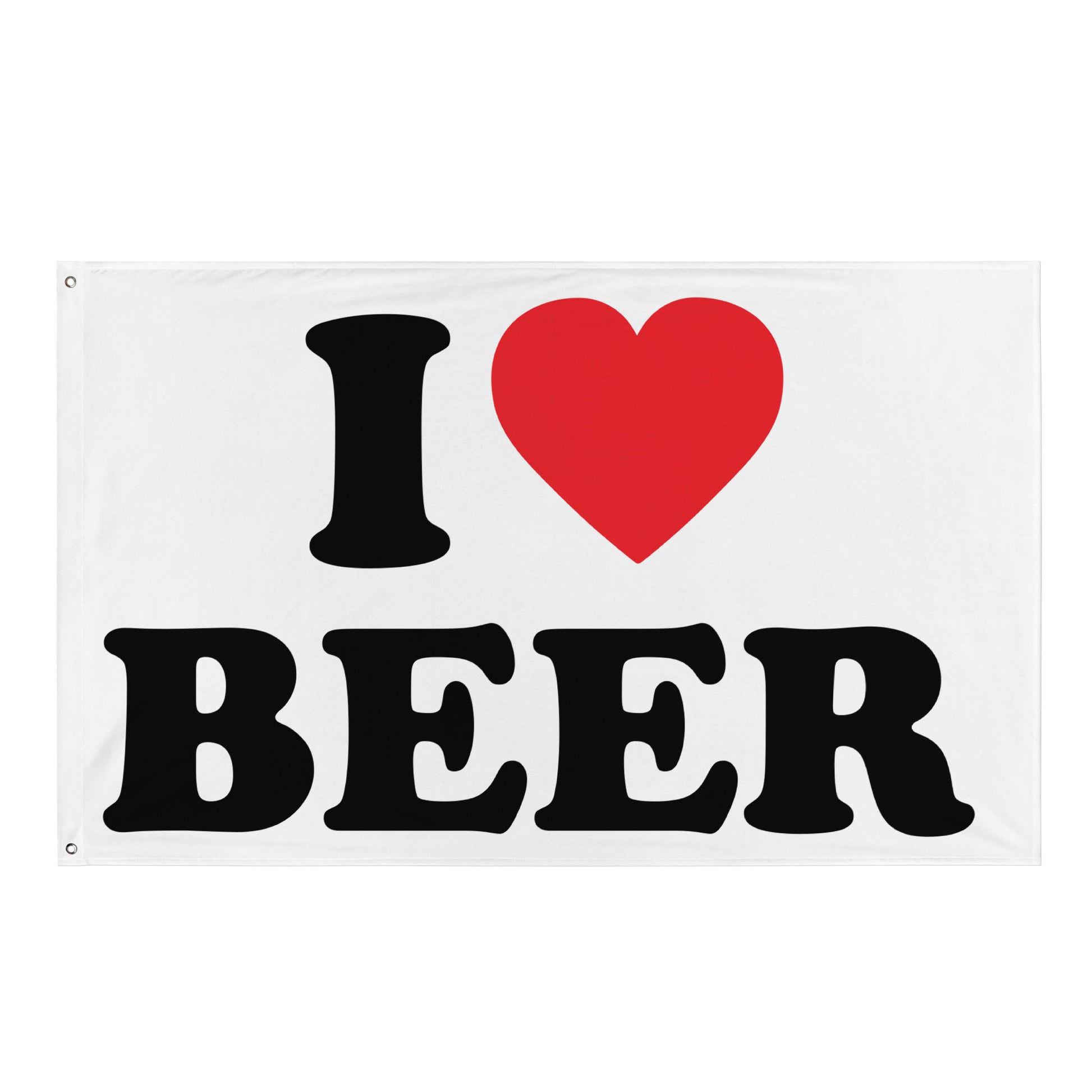 I LOVE BEER Flagge - finestshirts.de