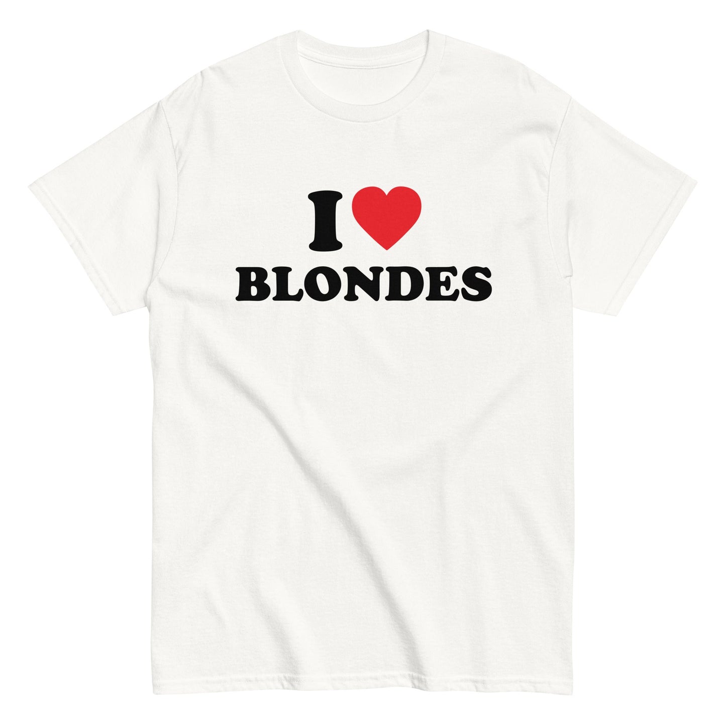 I LOVE BLONDES T-Shirt - finestshirts.de