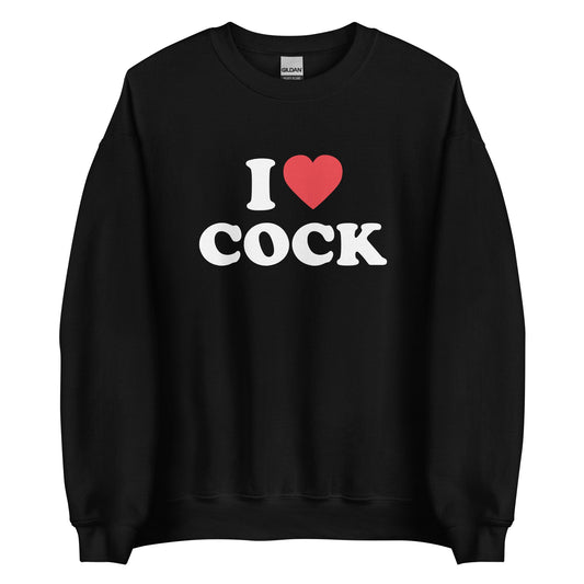 I LOVE COCK Pullover - finestshirts.de