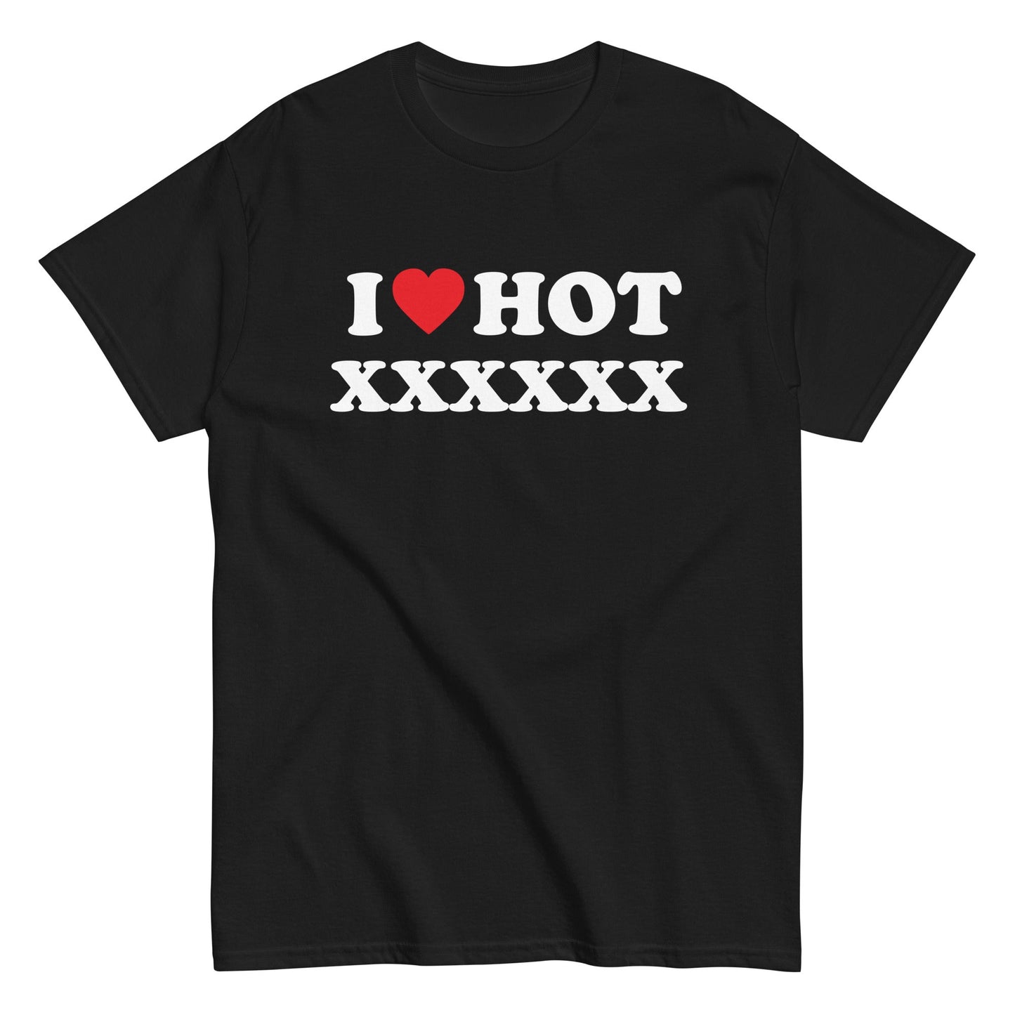 I LOVE HOT [PERSONALISIERBAR] T-Shirt - finestshirts.de