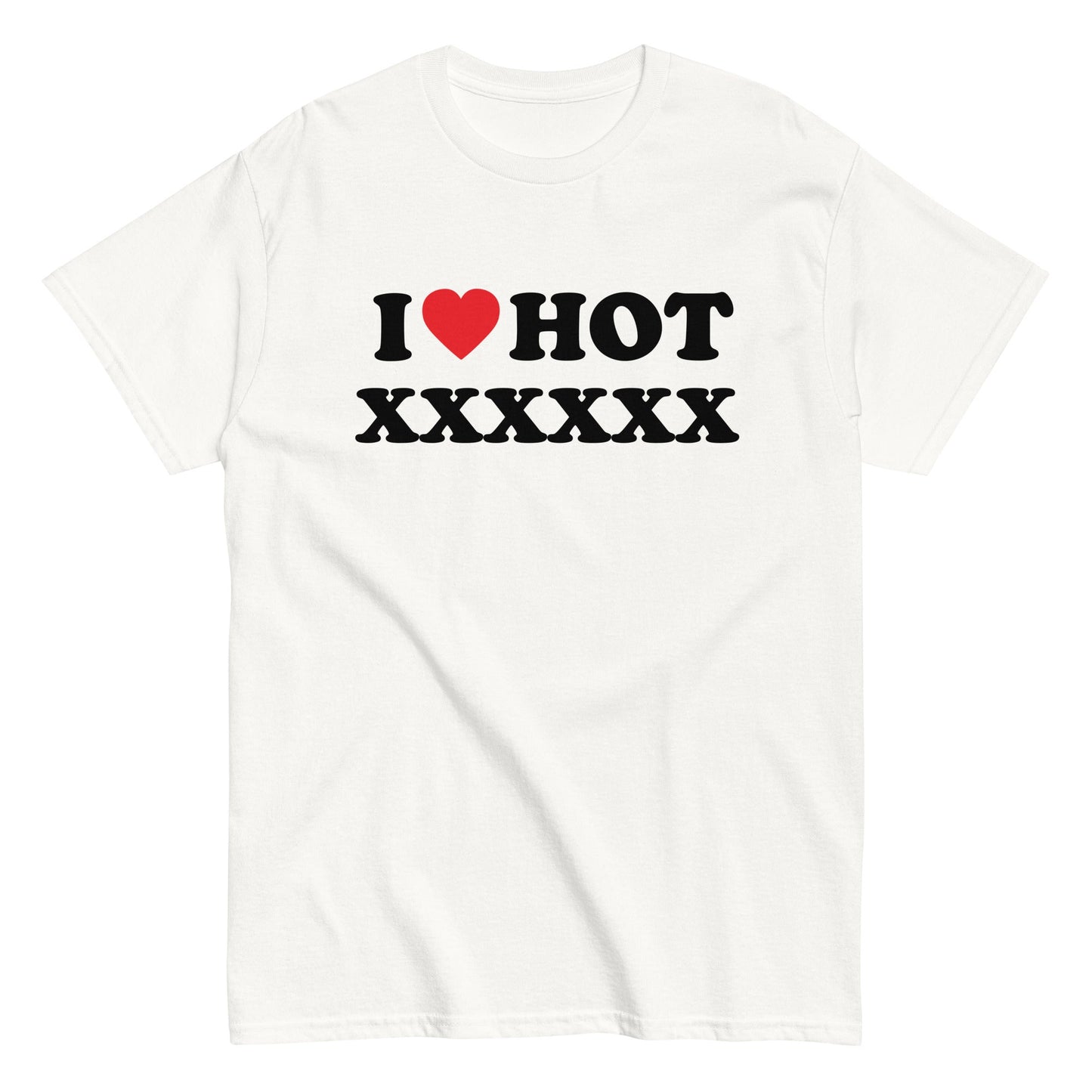 I LOVE HOT [PERSONALISIERBAR] T-Shirt - finestshirts.de