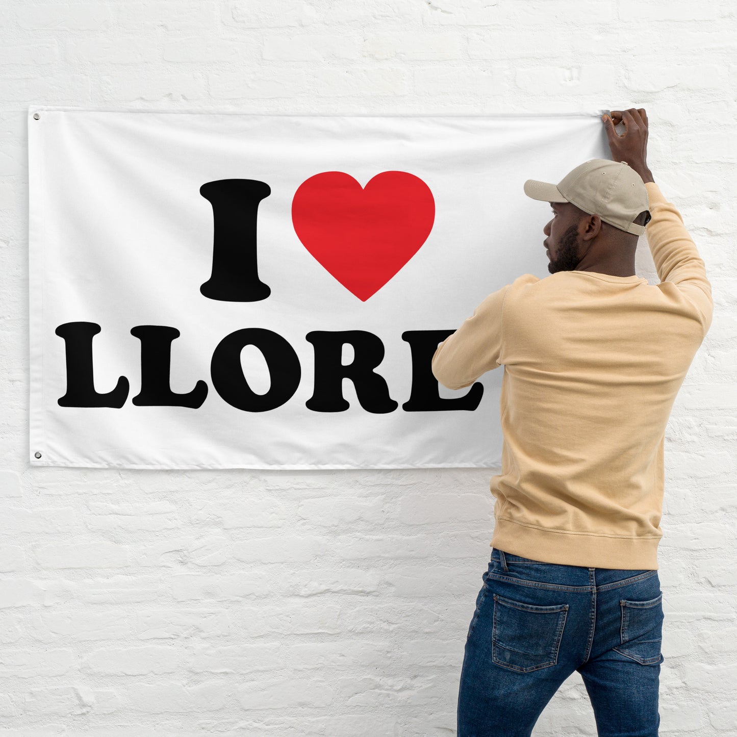 I LOVE LLORET Flagge - finestshirts.de