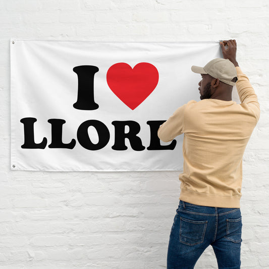 I LOVE LLORET Flagge - finestshirts.de