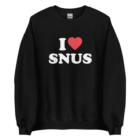 I LOVE SNUS Pullover - finestshirts.de