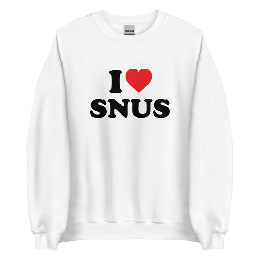I LOVE SNUS Pullover - finestshirts.de