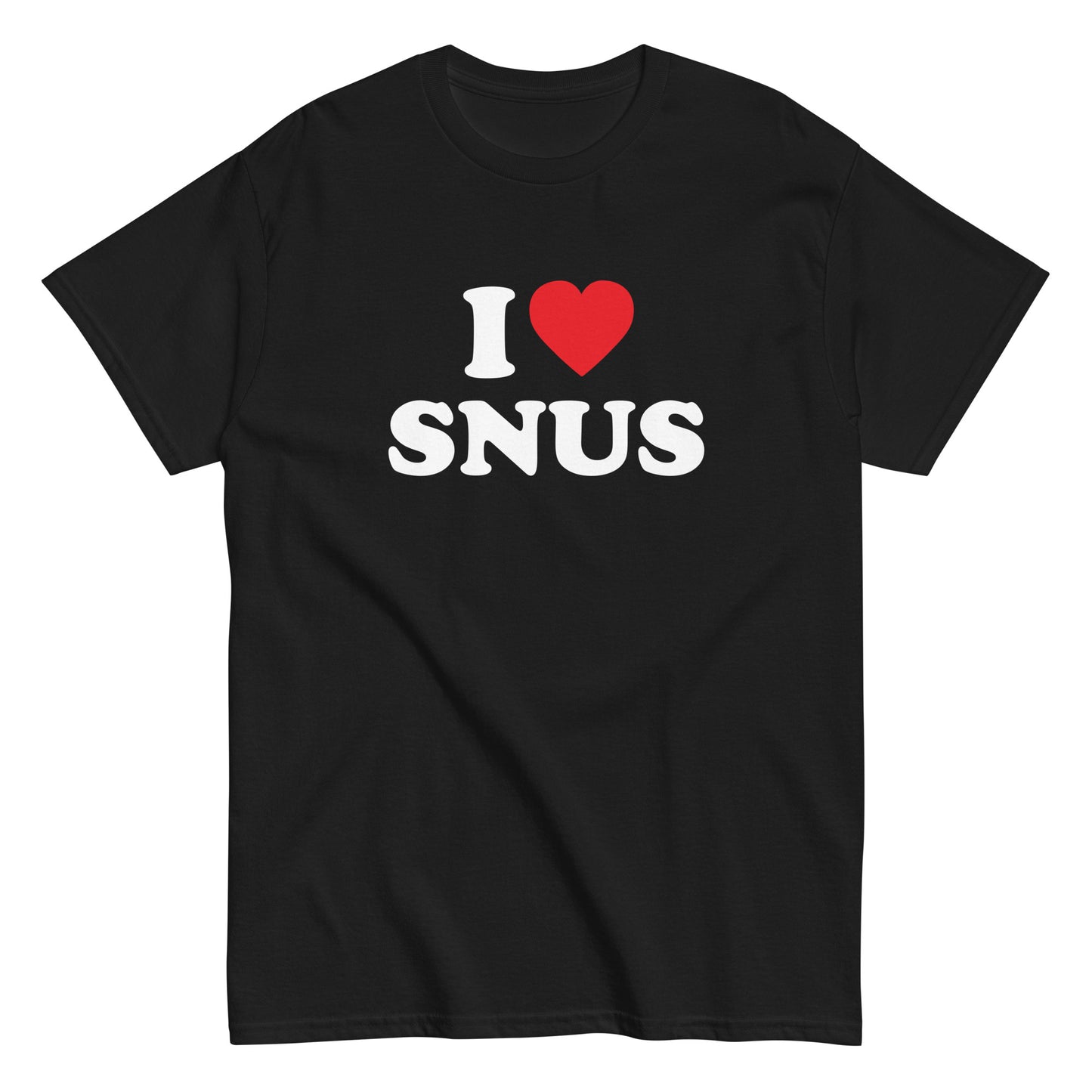 I LOVE SNUS T-Shirt - finestshirts.de