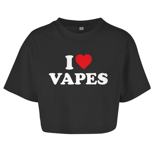 I LOVE VAPES Crop-Top - finestshirts.de