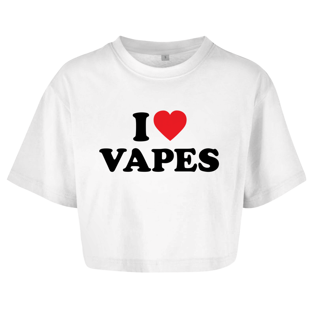 I LOVE VAPES Crop-Top - finestshirts.de