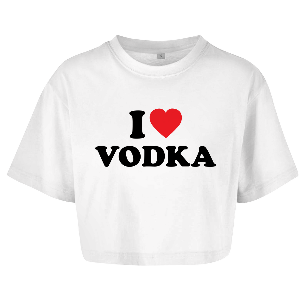 I LOVE VODKA Crop-Top - finestshirts.de