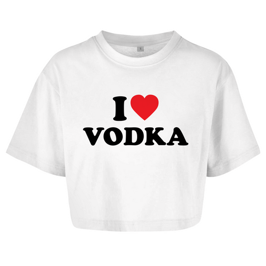 I LOVE VODKA Crop-Top - finestshirts.de