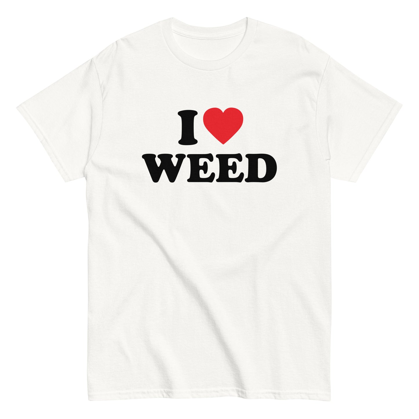 I LOVE WEED T-Shirt - finestshirts.de
