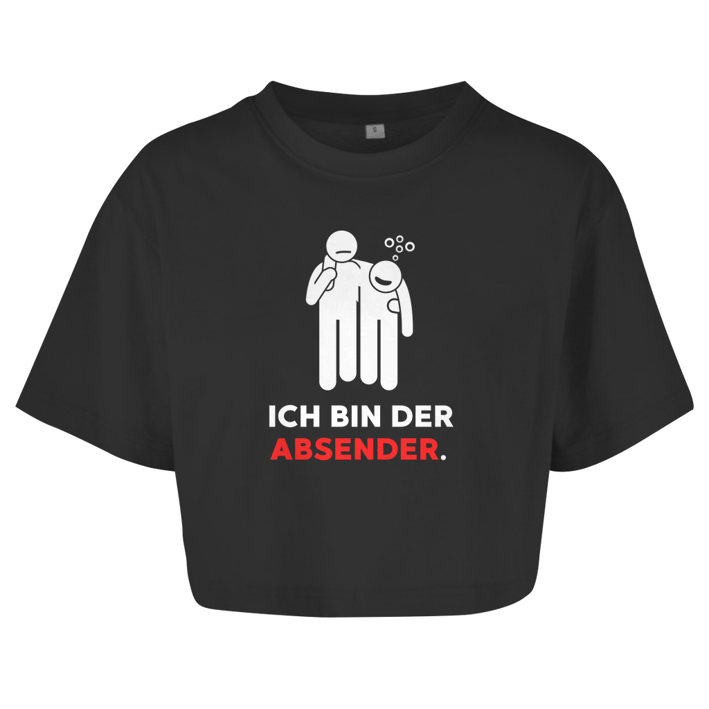 ICH BIN DER ABSENDER. Crop-Top - finestshirts.de