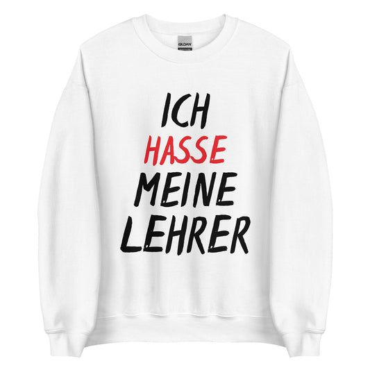 ICH HASSE MEINE LEHRER Pullover - finestshirts.de