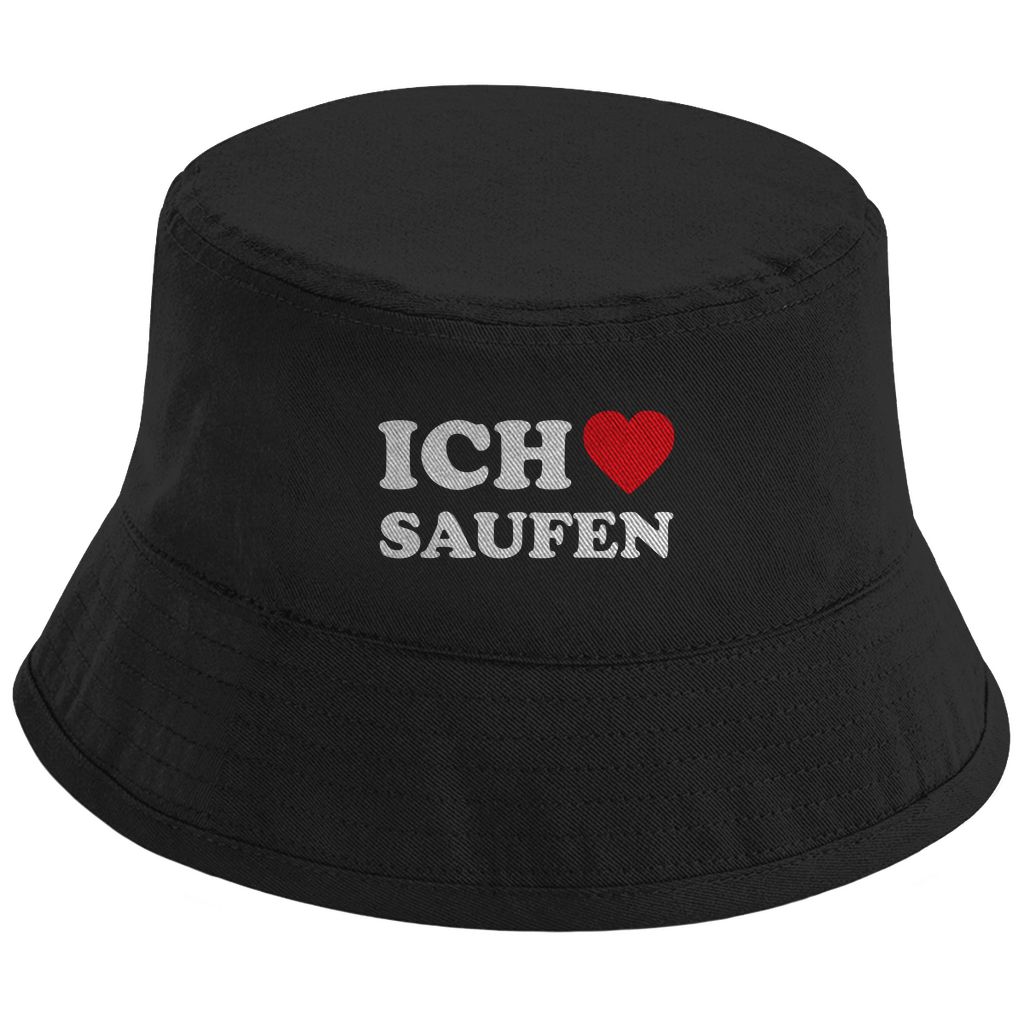 ICH LIEBE SAUFEN Fischerhut - finestshirts.de