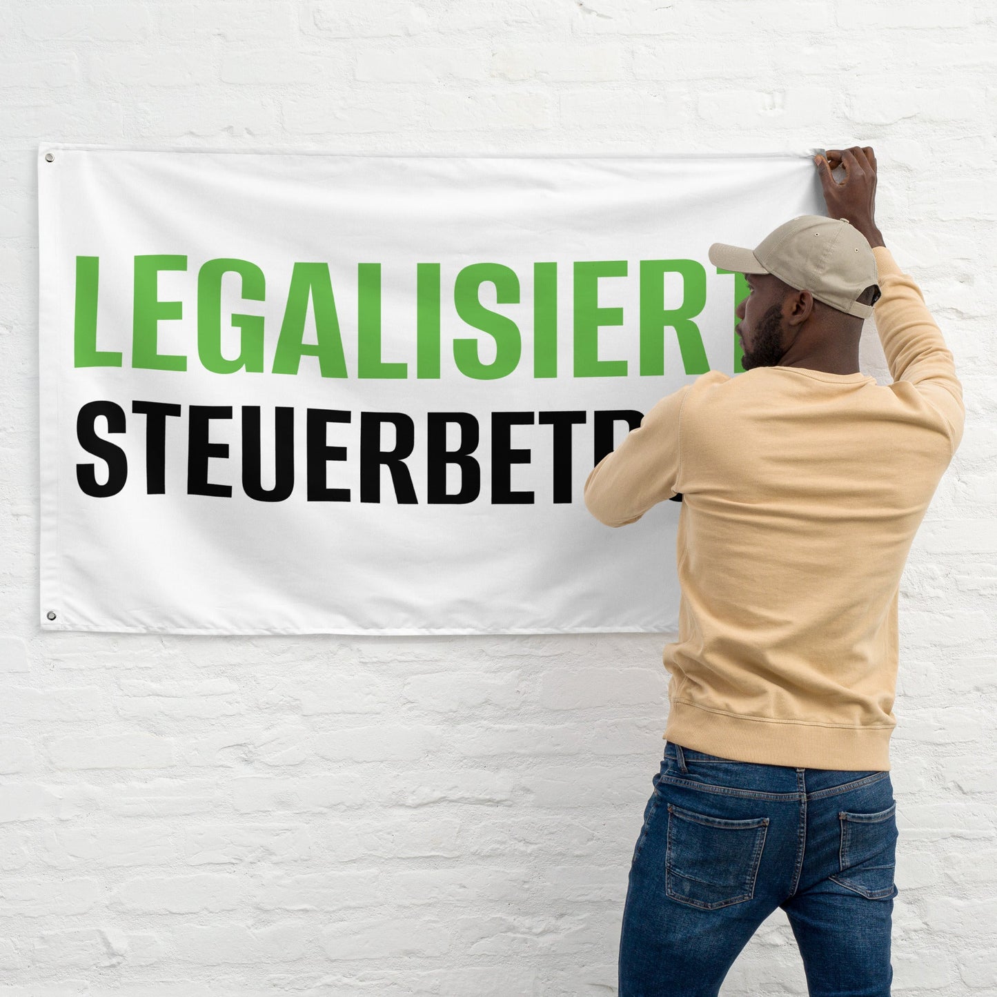LEGALISIERT STEUERBETRUG Flagge - finestshirts.de