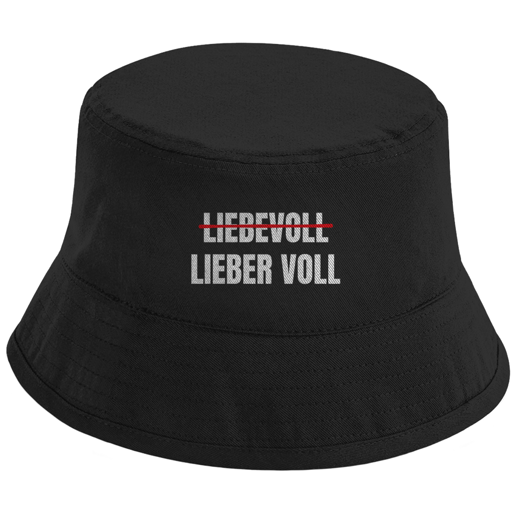 LIEBEVOLL - LIEBER VOLL Fischerhut - finestshirts.de