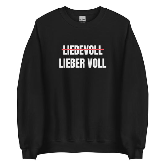 LIEBEVOLL - LIEBER VOLL Pullover - finestshirts.de