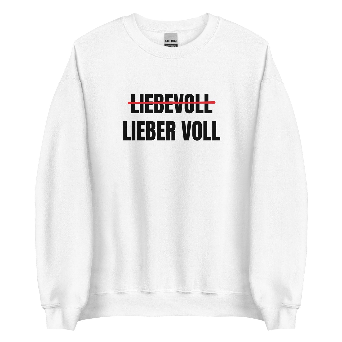LIEBEVOLL - LIEBER VOLL Pullover - finestshirts.de