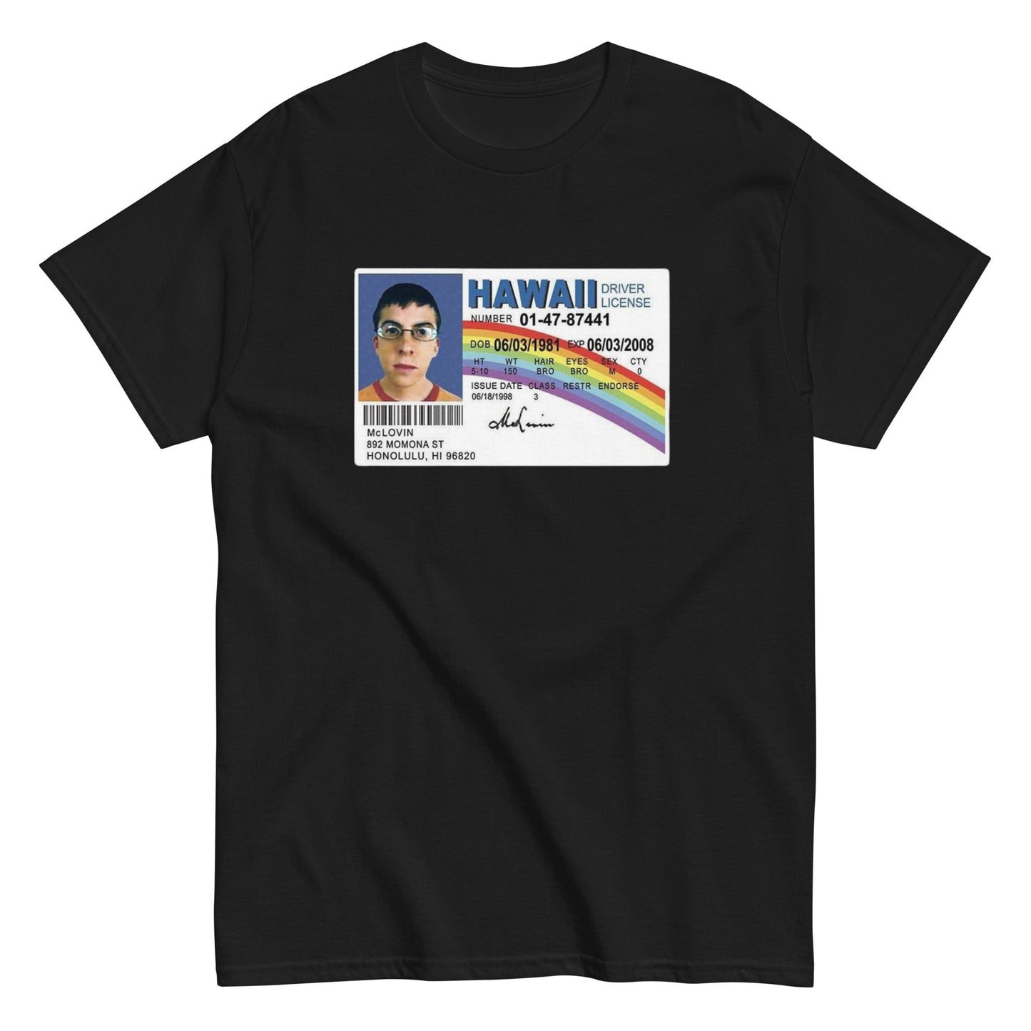 McLovin (Superbad) T-Shirt - finestshirts.de