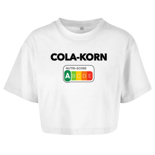 NUTRISCORE - COLA-KORN Crop-Top - finestshirts.de