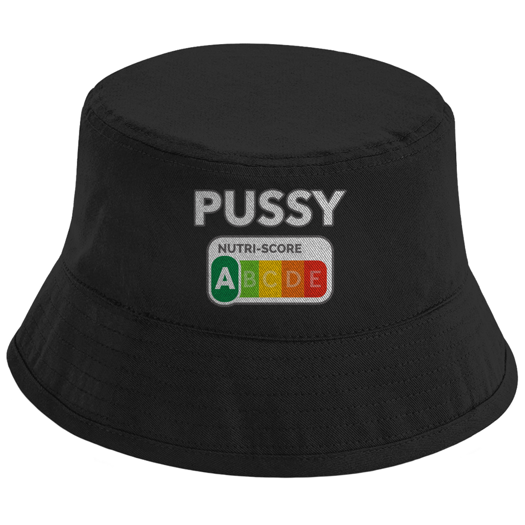 NUTRISCORE - PUSSY Fischerhut - finestshirts.de