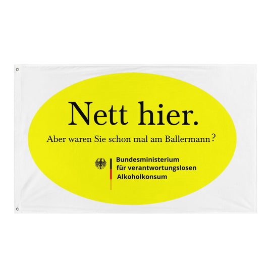 Nett hier. Aber waren Sie schon mal am Ballermann? Flagge - finestshirts.de