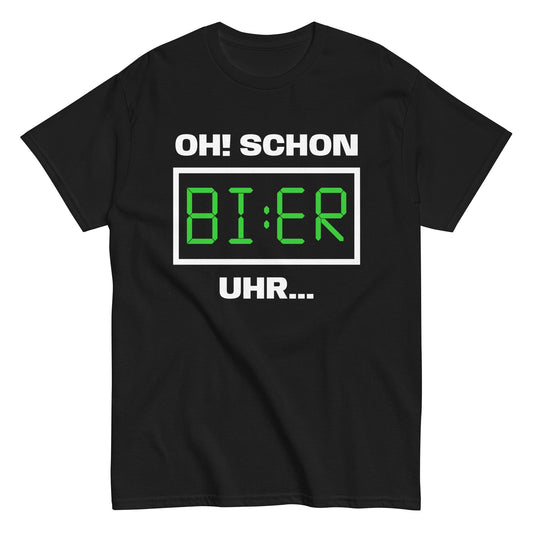 OH! SCHON BI:ER UHR... T-Shirt - finestshirts.de