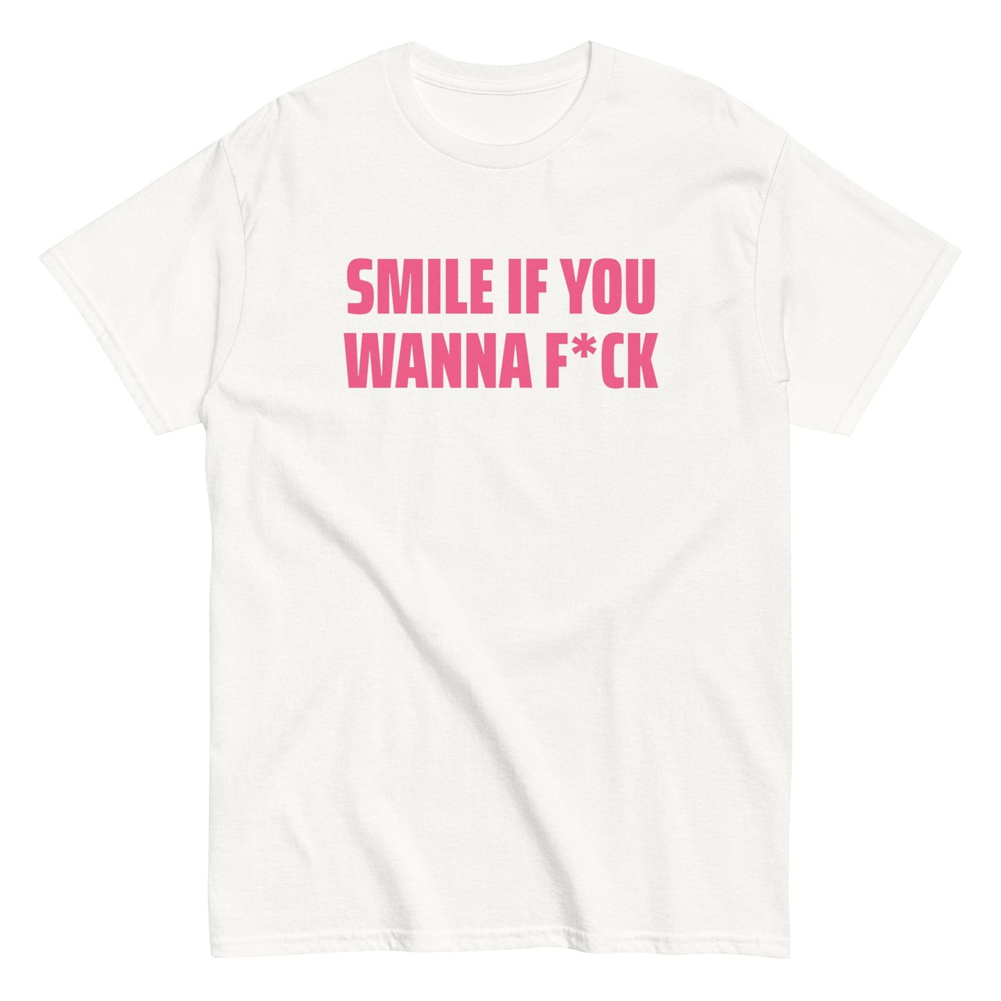 SMILE IF YOU WANNA F*CK T-Shirt - finestshirts.de