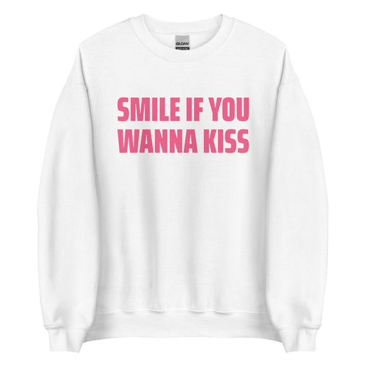 SMILE IF YOU WANNA KISS Pullover - finestshirts.de