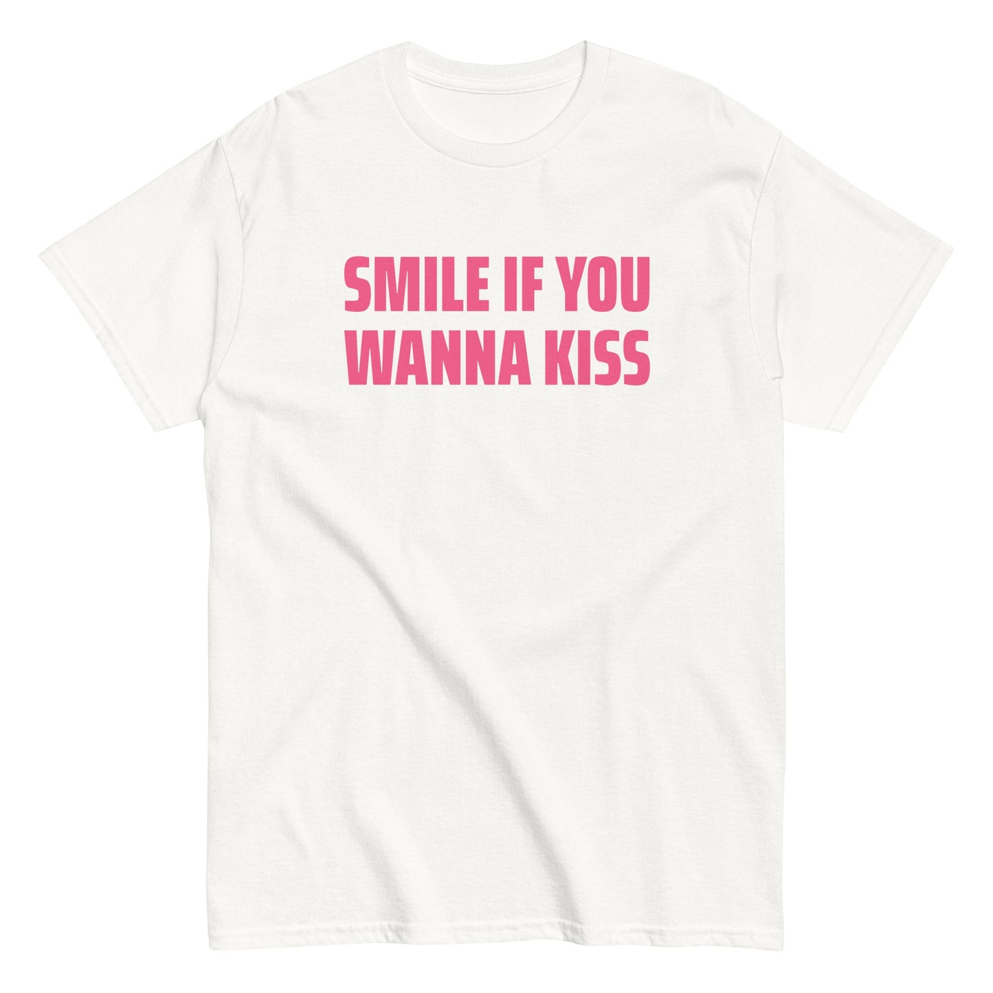 SMILE IF YOU WANNA KISS T-Shirt - finestshirts.de