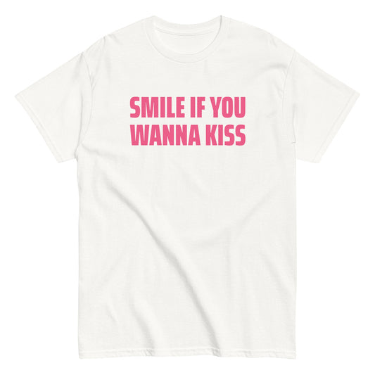 SMILE IF YOU WANNA KISS T-Shirt - finestshirts.de