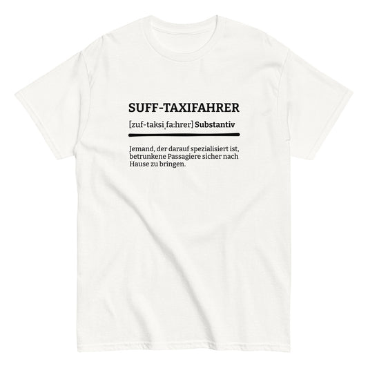 SUFF-TAXIFAHRER (Definition) T-Shirt - finestshirts.de