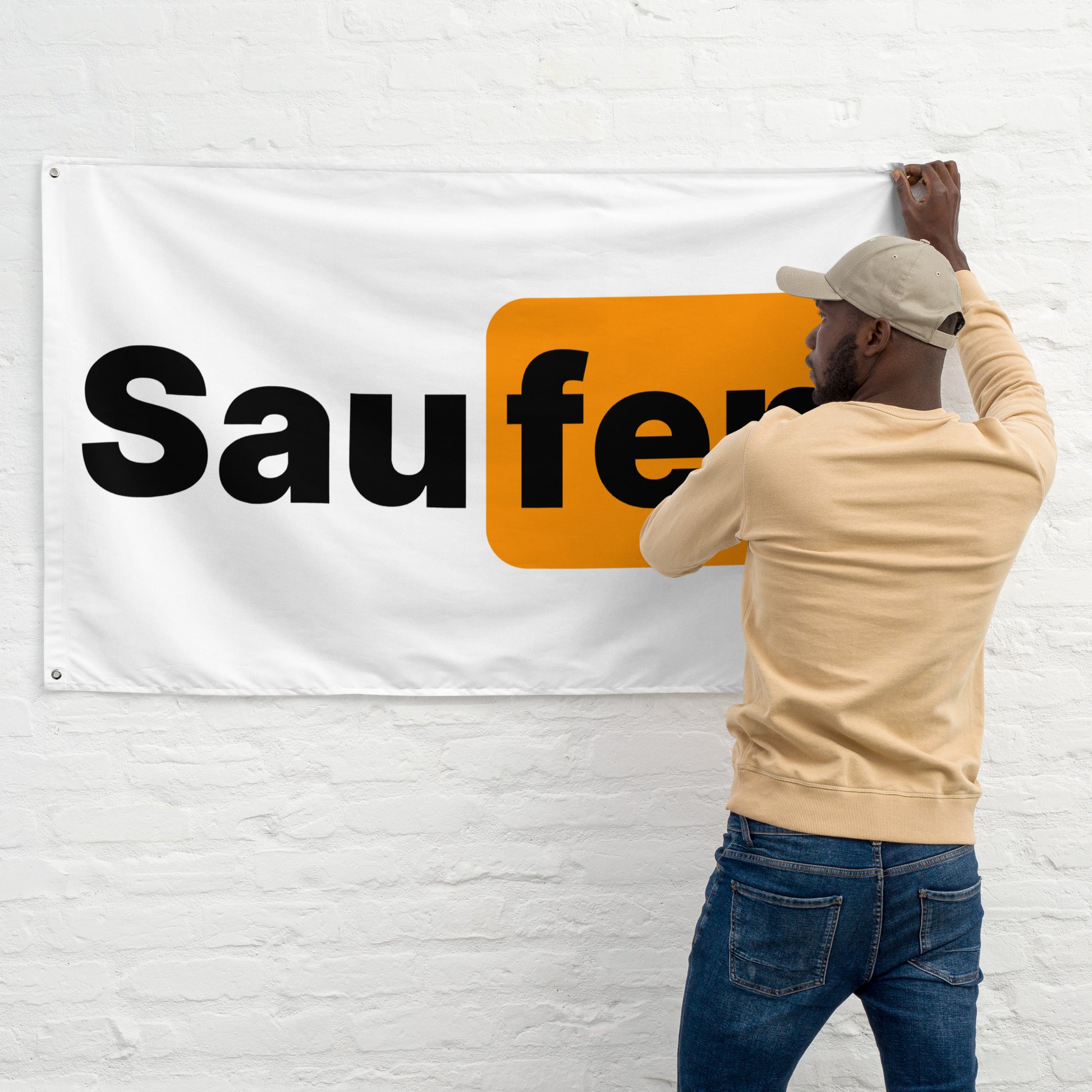 Saufen (Pornhub) Flagge - finestshirts.de