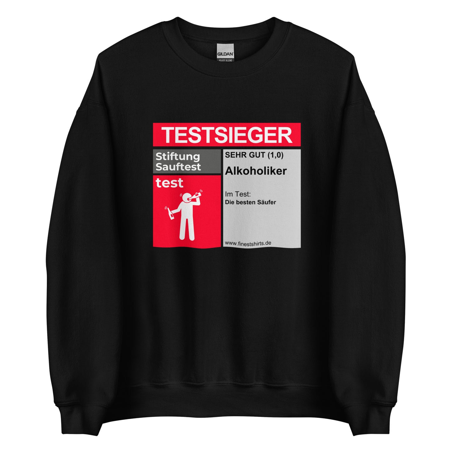 TESTSIEGER Alkoholiker Pullover - finestshirts.de