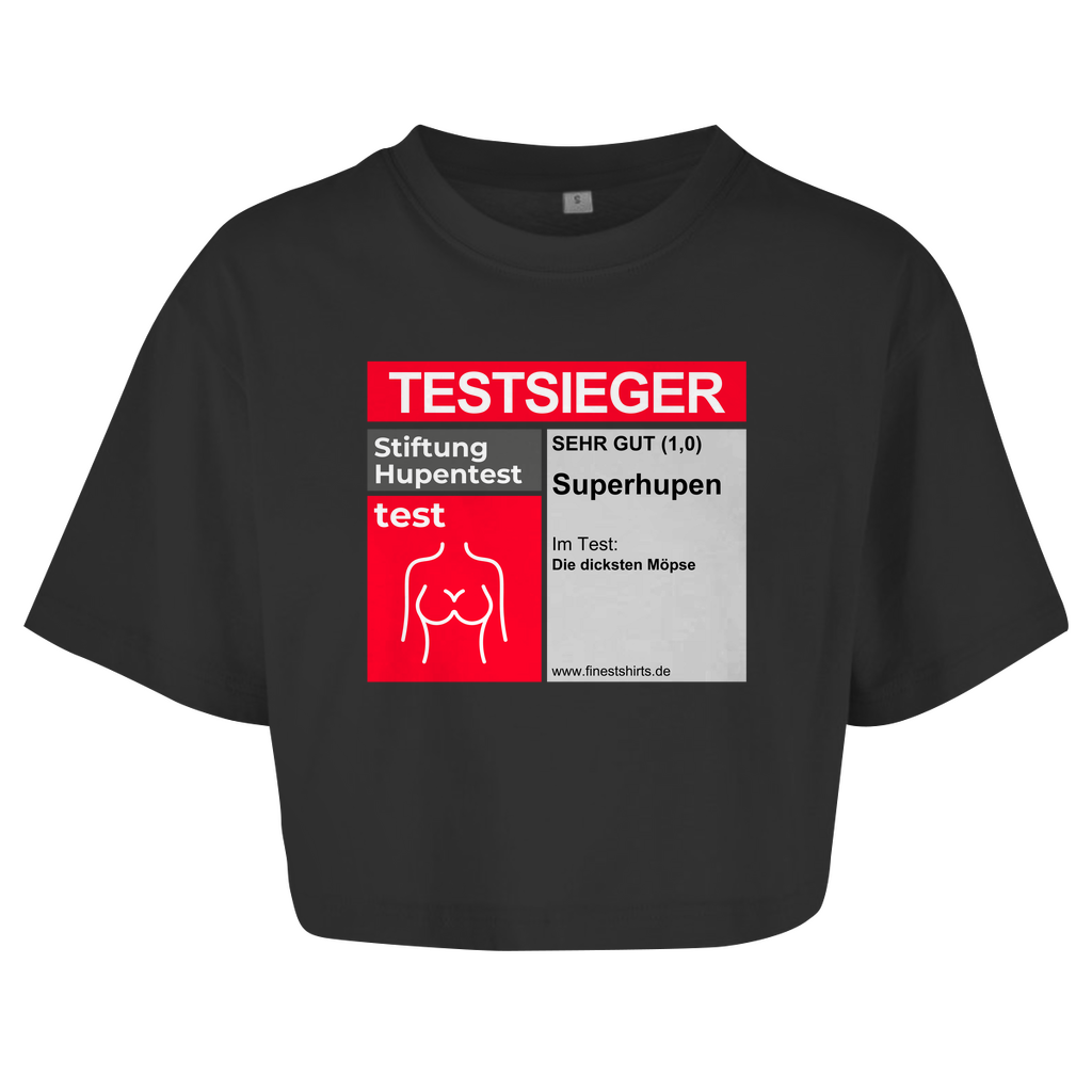 TESTSIEGER Superhupen Crop-Top - finestshirts.de