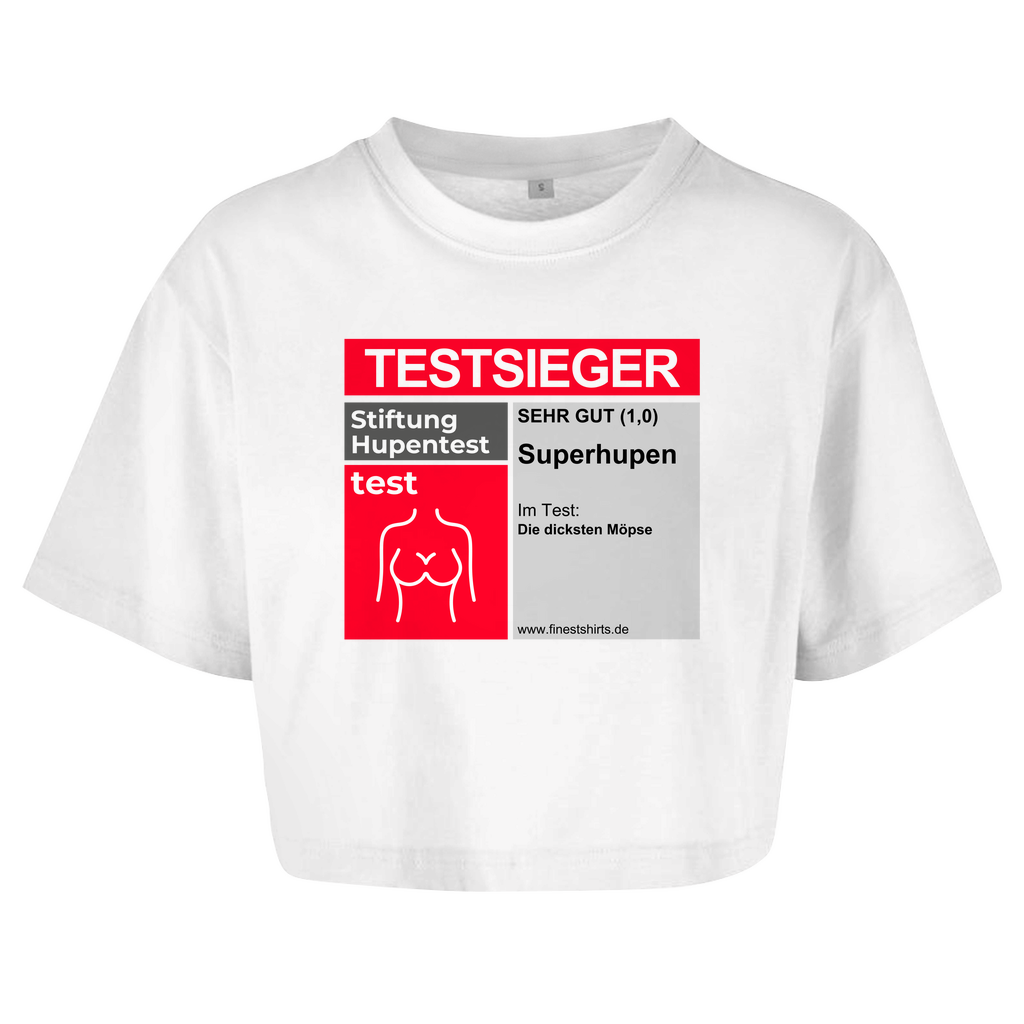 TESTSIEGER Superhupen Crop-Top - finestshirts.de