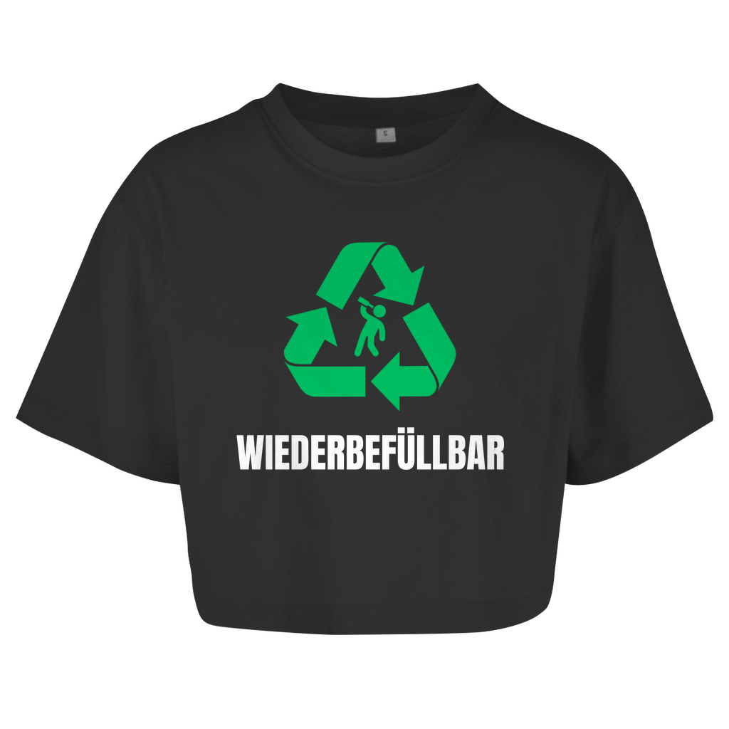 WIEDERBEFÜLLBAR Crop-Top - finestshirts.de