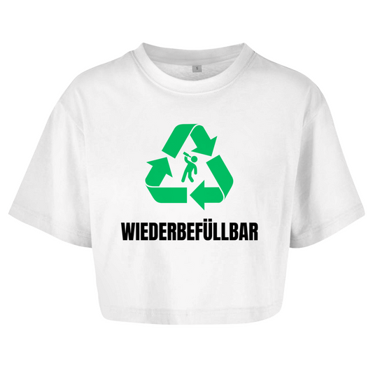 WIEDERBEFÜLLBAR Crop-Top - finestshirts.de