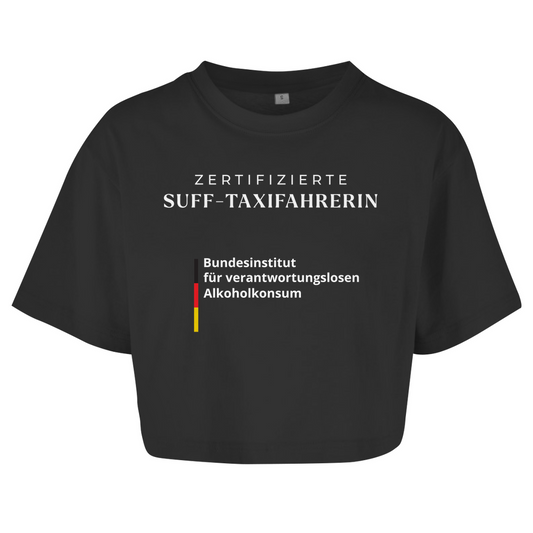 ZERTIFIZIERTE SUFF-TAXIFAHRERIN Crop-Top - finestshirts.de