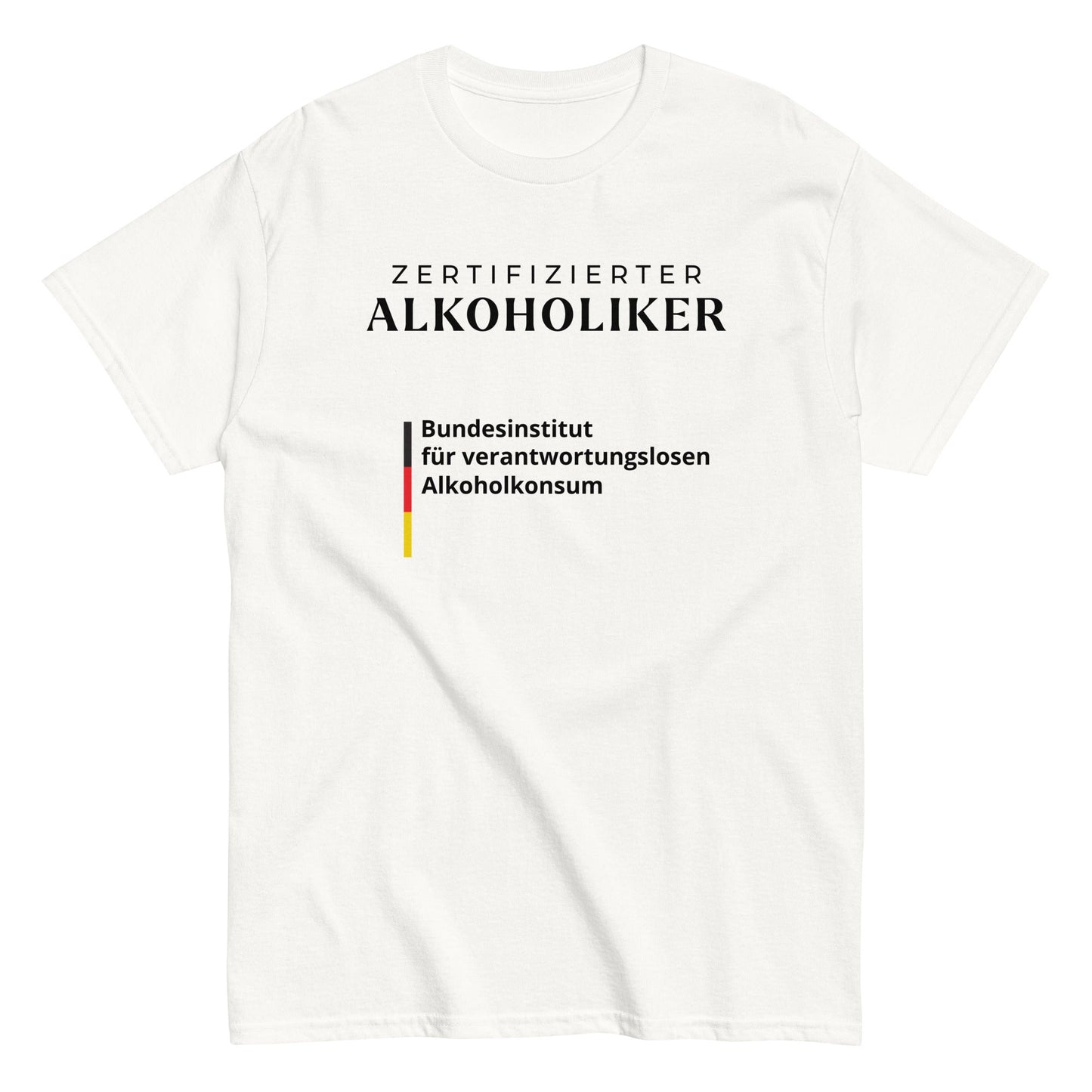 ZERTIFIZIERTER ALKOHOLIKER/-IN T-Shirt - finestshirts.de