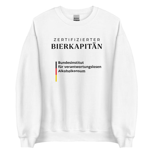 ZERTIFIZIERTER BIERKAPITÄN/-IN Pullover - finestshirts.de