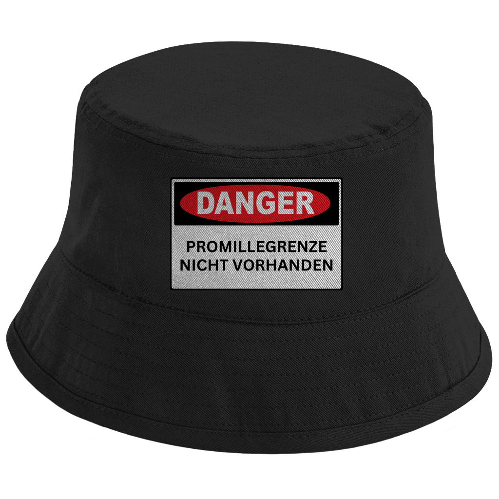 DANGER: PROMILLEGRENZE NICHT VORHANDEN Fischerhut