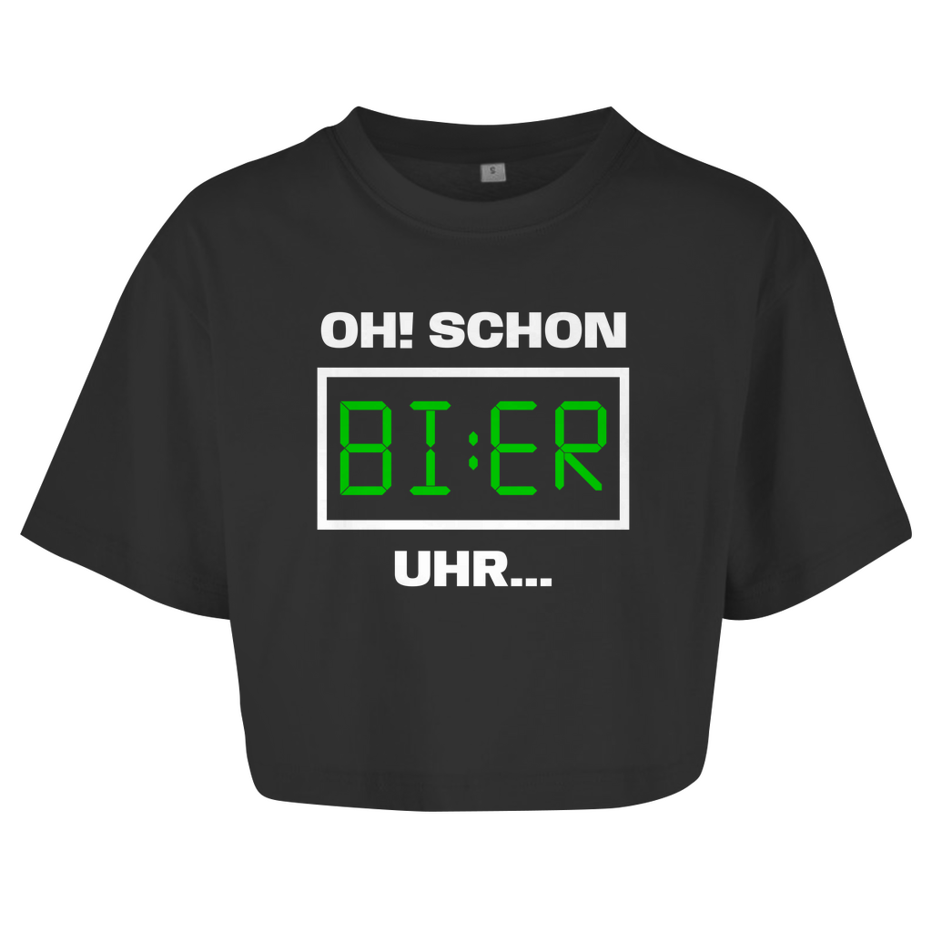 OH! SCHON BI:ER UHR... Crop-Top