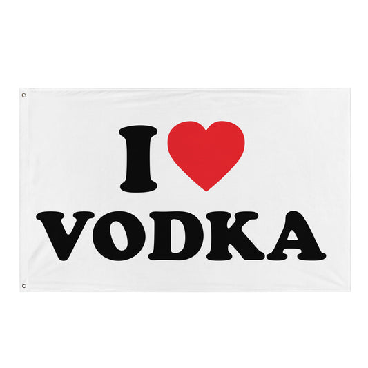 I LOVE VODKA Flagge