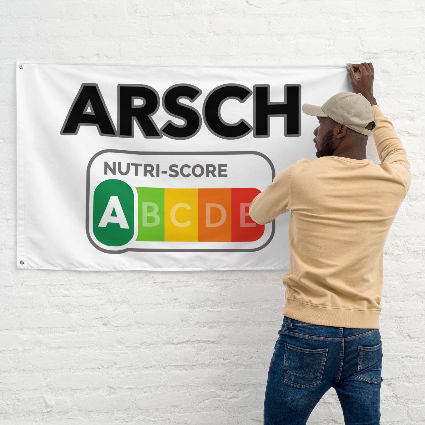 NUTRISCORE - ARSCH Flagge