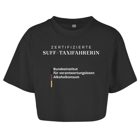 ZERTIFIZIERTE SUFF-TAXIFAHRERIN Crop-Top