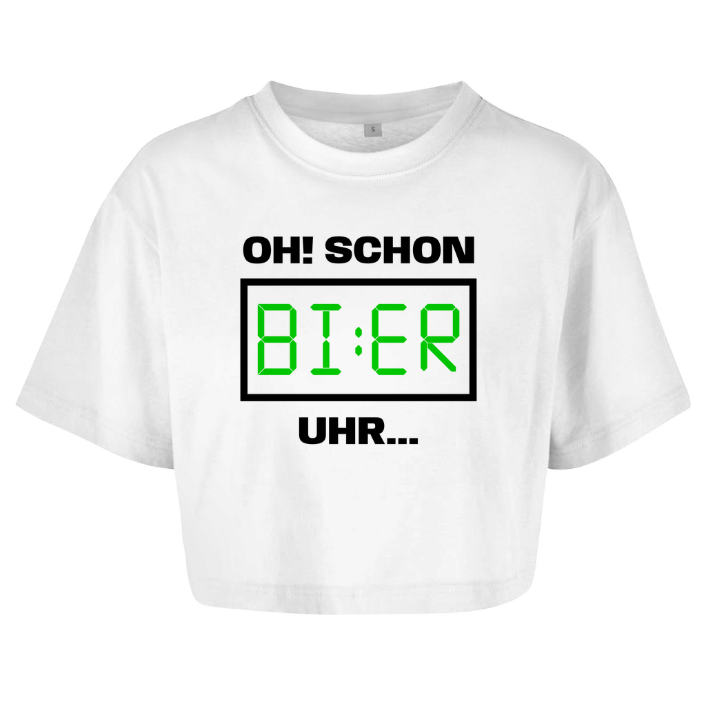 OH! SCHON BI:ER UHR... Crop-Top