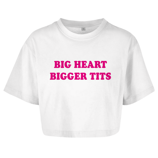 BIG HEART BIGGER TITS Crop-Top